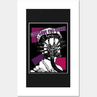 God save the Queen (face hugger) Posters and Art